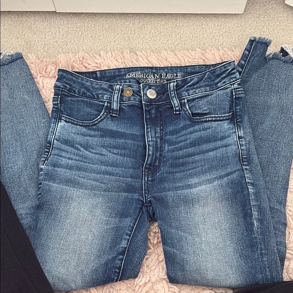 AE crop jeans